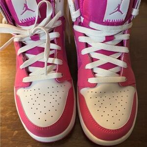 Jordan Kids' Sneakers in Pink and White